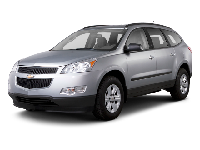 2011 Chevrolet Traverse LT w/2LT in Black Granite Metallic — front three-quarter view